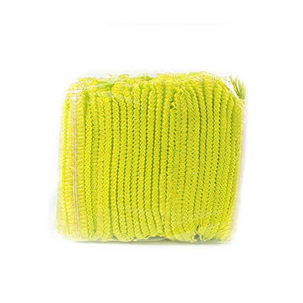 Caprichem products - Disposable Mophead Caps X 100 Per Pack Yellow P/PACK