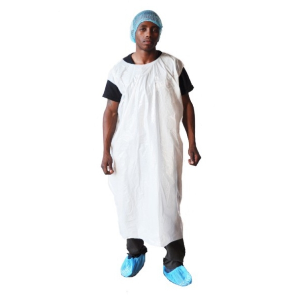 Caprichem products - Disposable Smocks Standard White X 100 Per Pack P/PACK