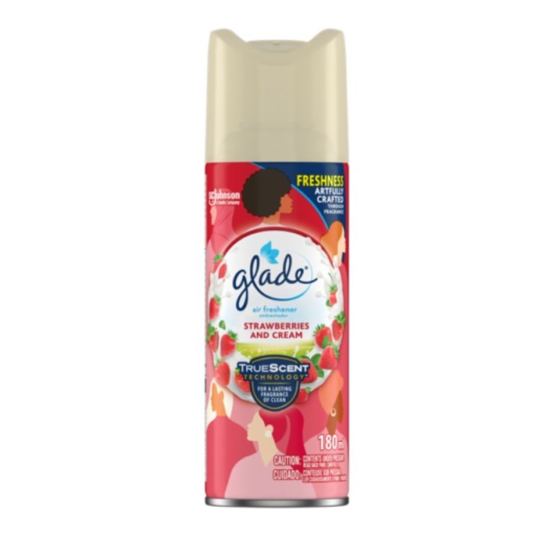 Caprichem products - Glade Aerosol Strawberry & Cream 180ml