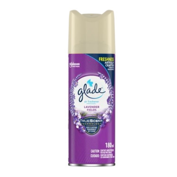 Caprichem products - Glade Aerosol Lavender Fields 6x180ml