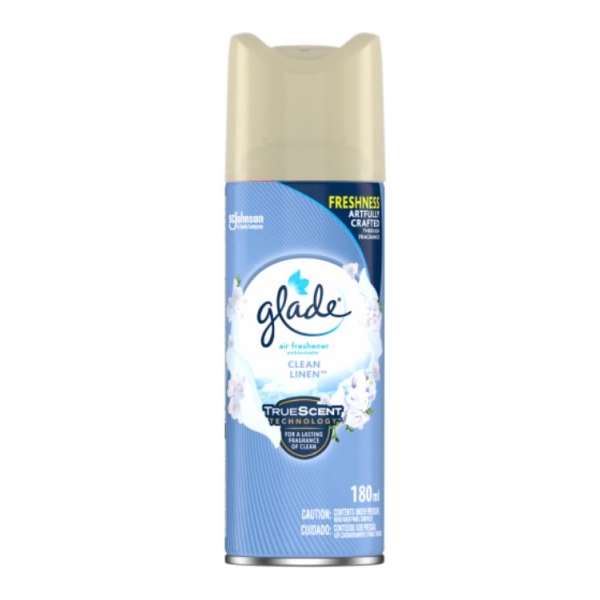 Caprichem products - Glade Aerosol Clean Linen 6x180ml