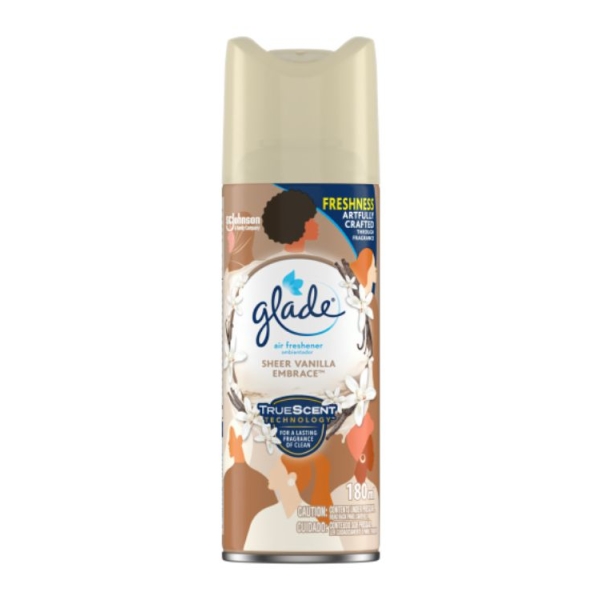 Caprichem products - Glade Aerosol Sheer Vanilla Embrace 6x180ml