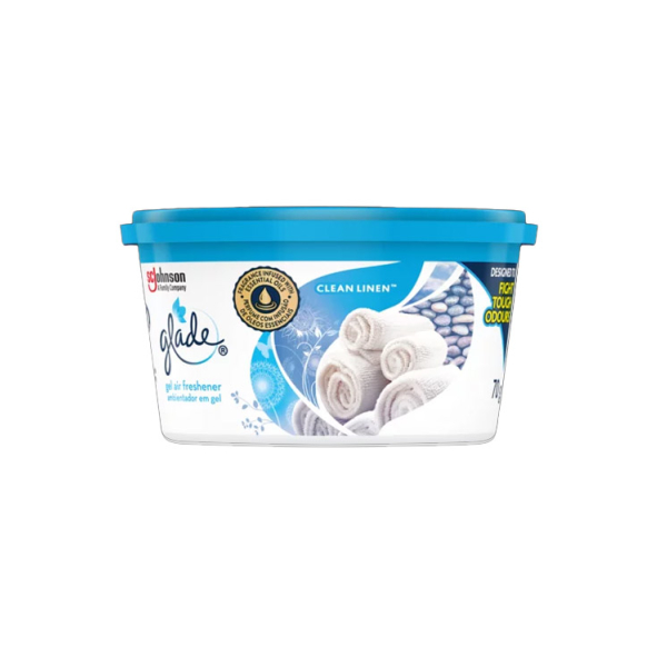 Caprichem products - Glade Mini Gel Freshener Clean Linen 70g EACH