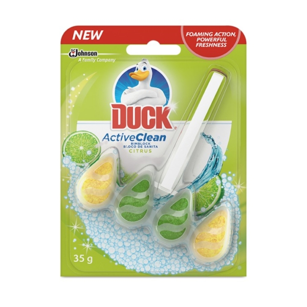 Caprichem products - Duck Active Clean Rimblock Citrus 35g EACH