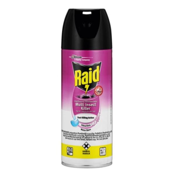 Caprichem products - Raid Insect Killer Dual Purp.odourless 6x300ml