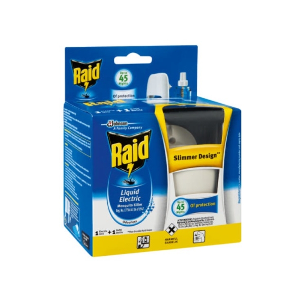 Caprichem products - Raid Liquid Electric Mosquito Killer P/PACK