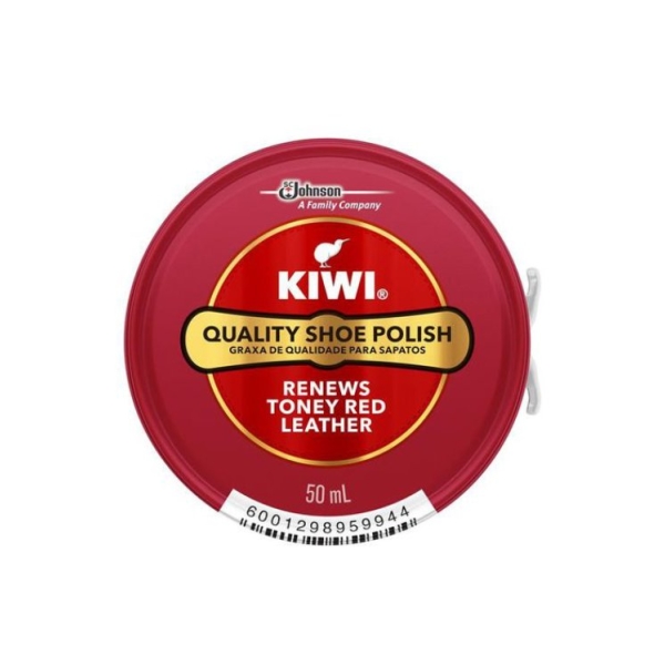 Caprichem products - Kiwi Quality Shoe Polish Toney Red 50ml EACH