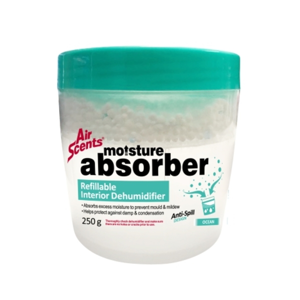 Caprichem products - Refillable Interior Dehumidifier - Ocean - 250g