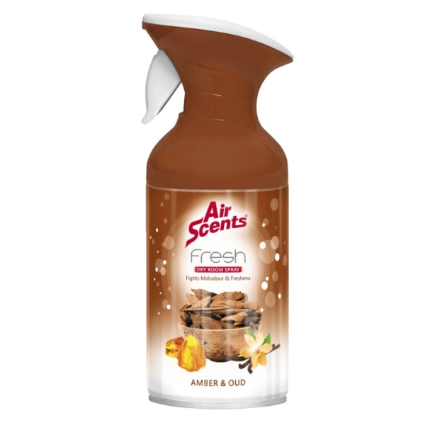 Caprichem products - Fresh Dry Room Spray - Amber & Oud - 250ml