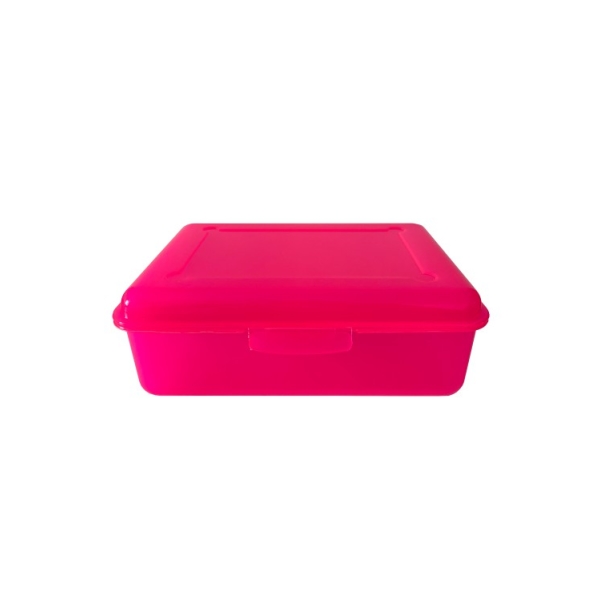 Related Products - Lunch Box Flip Top Clear Pink EACH