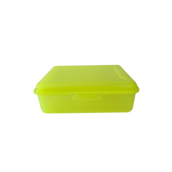 Related Products - Lunch Box Flip Top Clear Yellow EACH