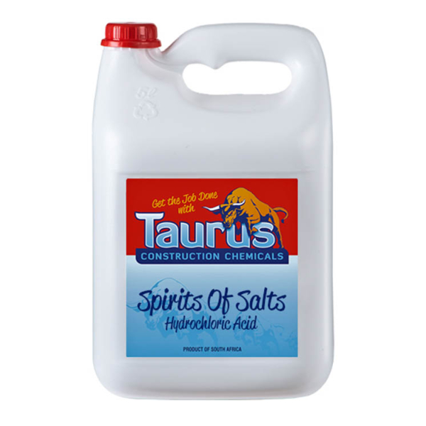 Caprichem products - Taurus Spirits Of Salts / Hydrochloric Acid 4x5l