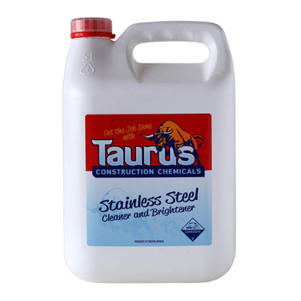 Caprichem products - Taurus Stainless Steel Cleaner And Brightener 5L