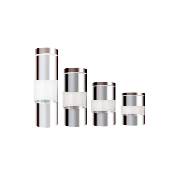 Caprichem products - 4pc Stainless Steel Canisters - Double EACH
