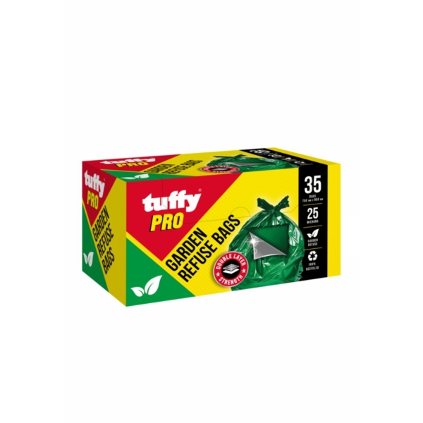 Caprichem products - Tuffy Garden Refuse Bags - 750 X 950mm - 35 Bags P/PACK