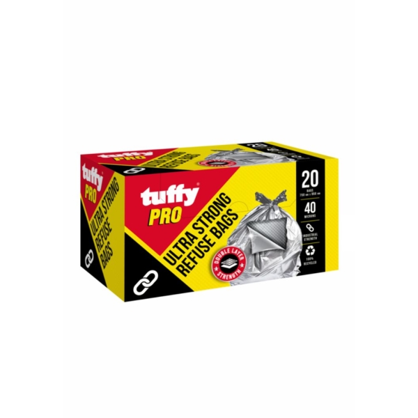 Caprichem products - Ultra Strong Refuse Bags - 750 X 950mm - 20 Bags P/PACK