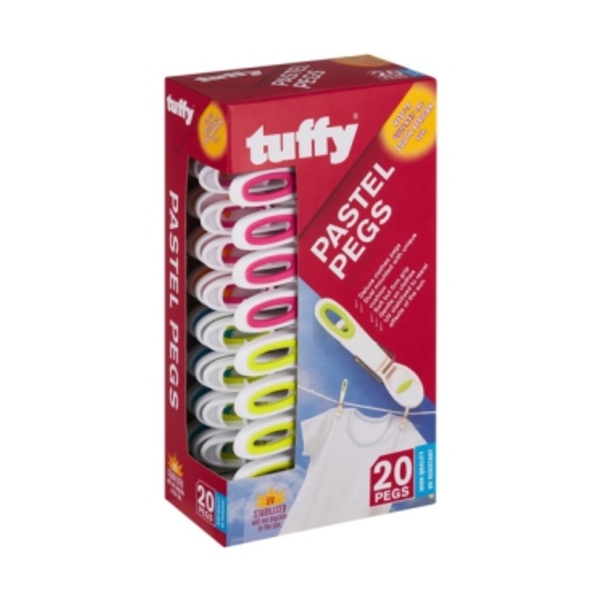 Caprichem products - Tuffy Pastel Pegs X20 Per Pack P/PACK
