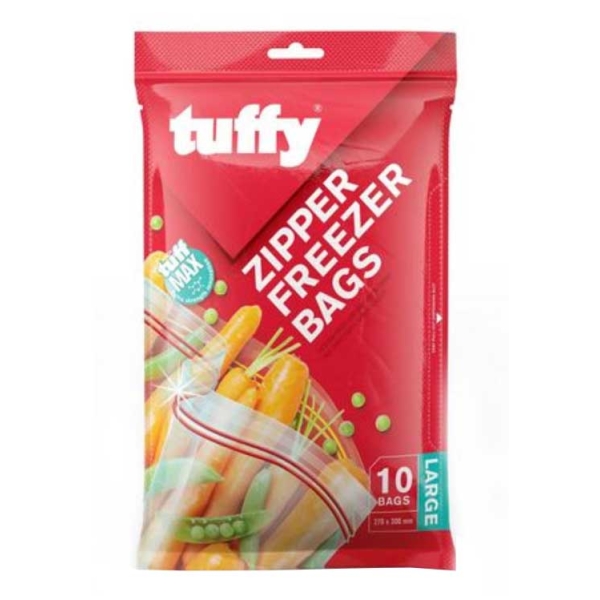 Caprichem products - Tuffy Zipper Large 10 X 270 X 280mm P/PACK