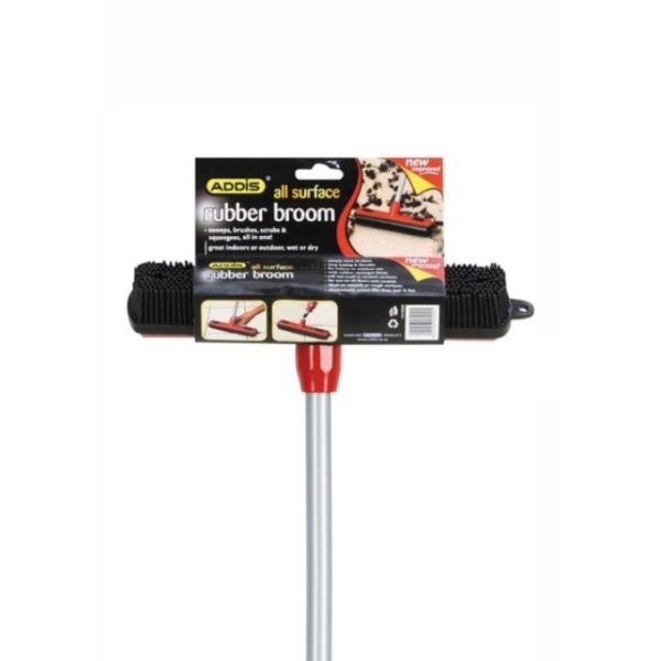 Caprichem products - Rubber Broom Including Metal Handle # EACH