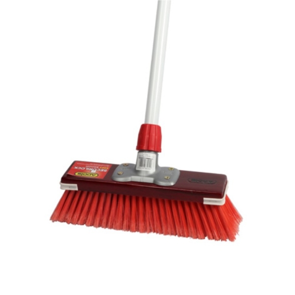 Caprichem products - 300mm Securilock Broom Soft Red # EACH