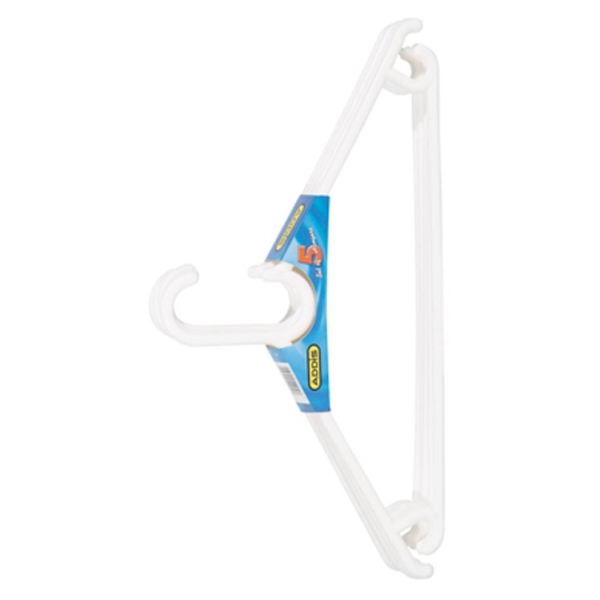Caprichem products - Unisex Hanger 5 Pack White # EACH