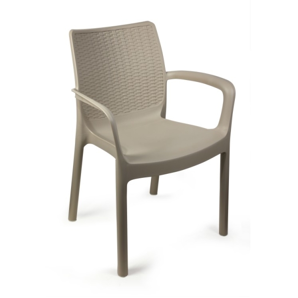 Caprichem products - Evita Arm Chair Cappuccino # EACH