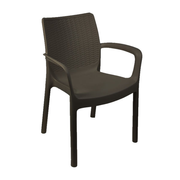 Caprichem products - Evita Arm Chair Graphite