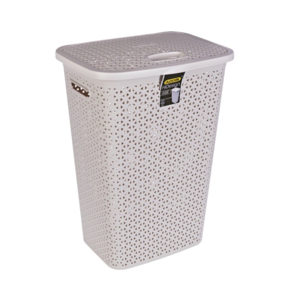 Caprichem products - Hi Design 60l Laundry Hamper - Latte EACH