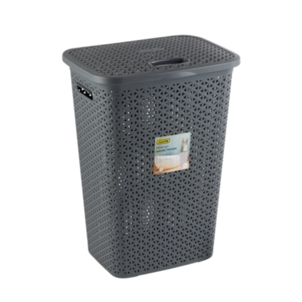 Caprichem products - Hi Design 60l Laundry Hamper - Stone # EACH