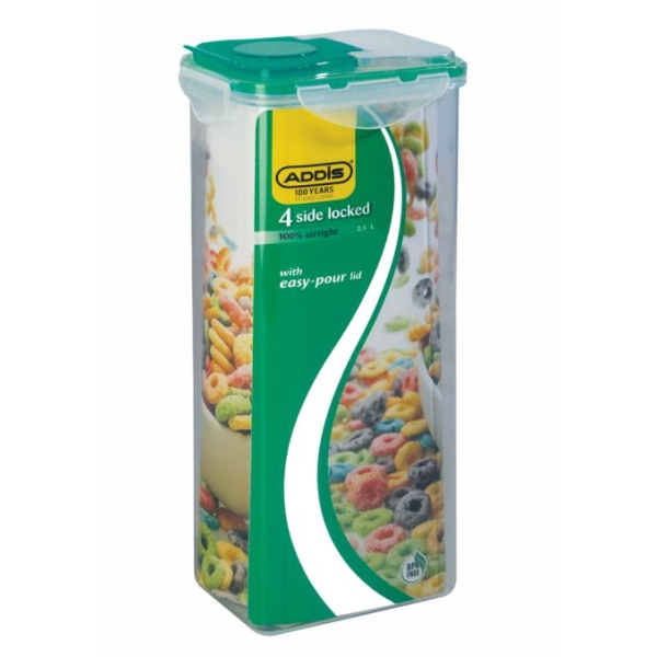 Related Products - Rectangle 4 Side Locked Dry Food Storer - 2100ml # EACH
