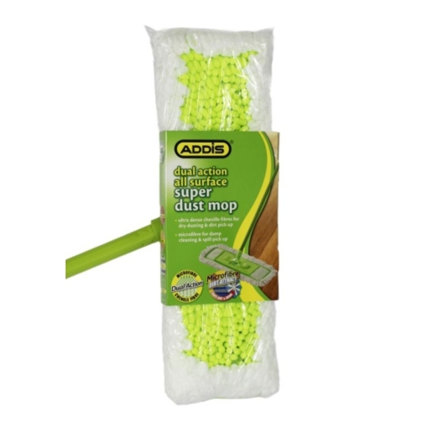 Caprichem products - Microfibre Super Dust Mop Eco - 2 Free Refills # EACH
