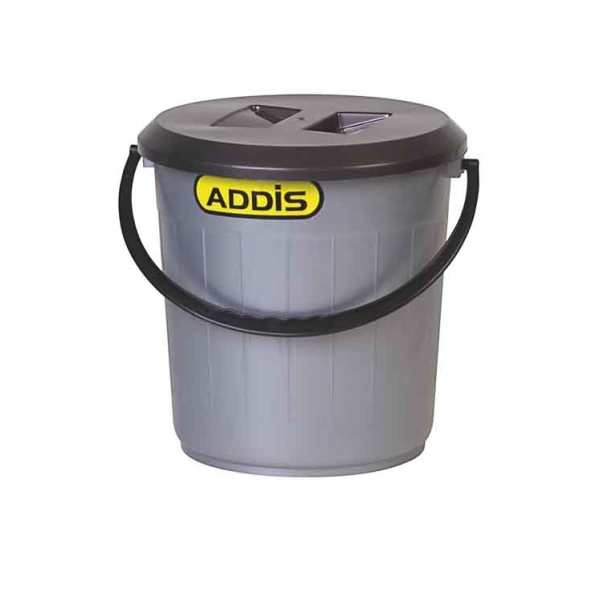 Caprichem products - Bucket With Lid - 15l Steel # EACH