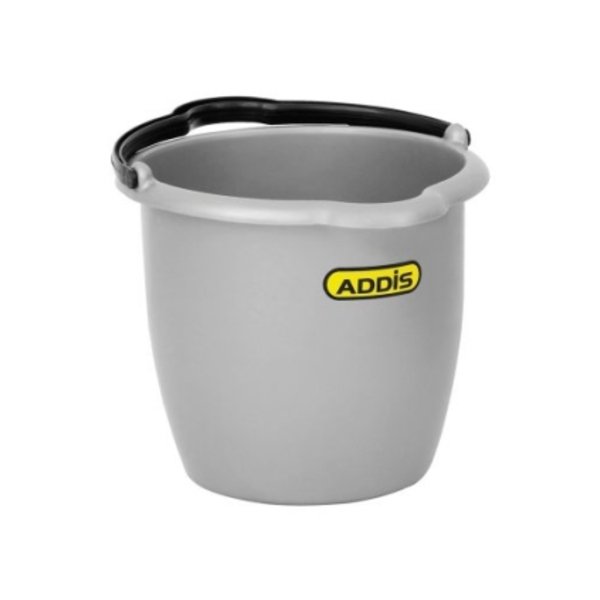 Caprichem products - Bucket With Bottom Grip - 9l Steel # EACH