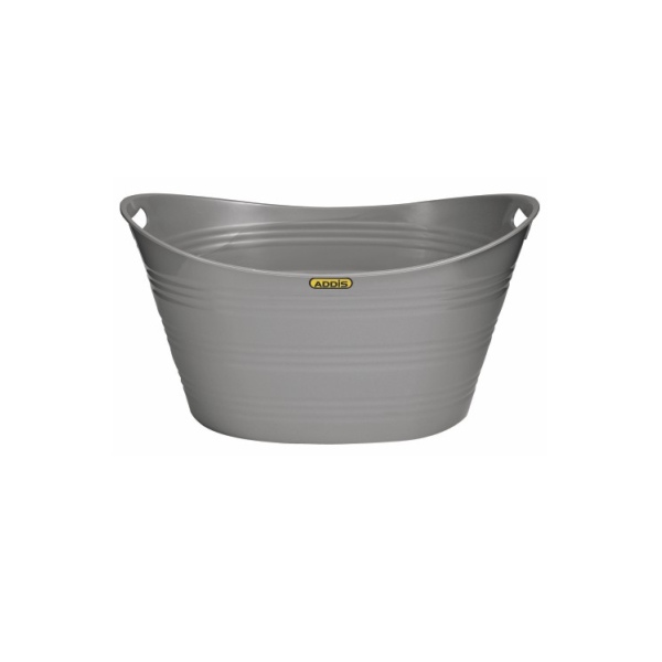 Caprichem products - Oval Tub With Handle - 28l Steel # EACH