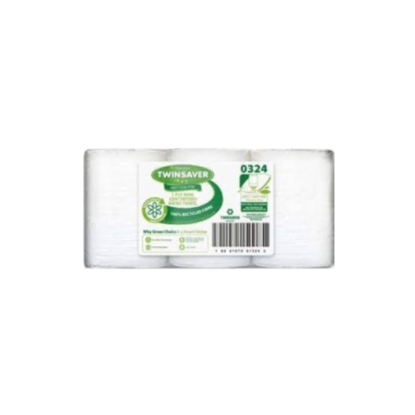 Caprichem products - Twinsaver Centerfeed Mini Towel 140m Np0324 P/PACK