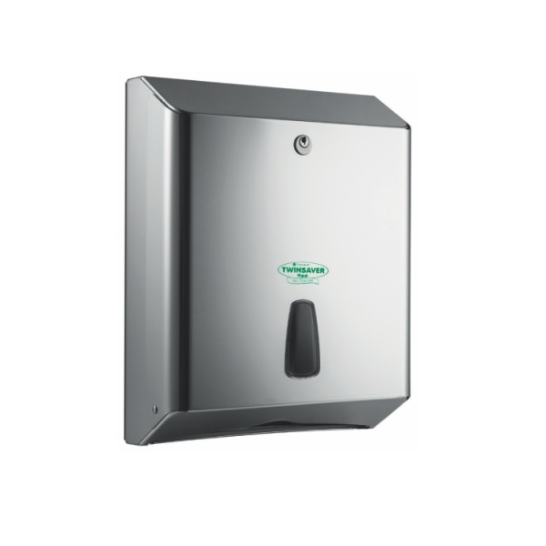 Caprichem products - Folded Hand Towel Dispenser Platinum Np0435 EACH