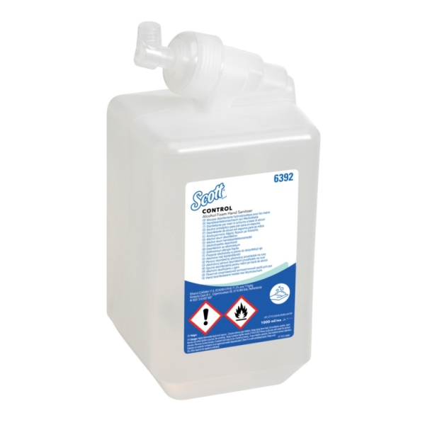 Caprichem products - Scott Control Alcohol Foam H/sanitiser 6x1l 6392 P/BOX