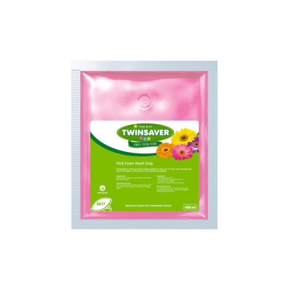Caprichem products - Twinsaver Foam Hand Soap Sachet 6 X 600ml Np0617 EACH