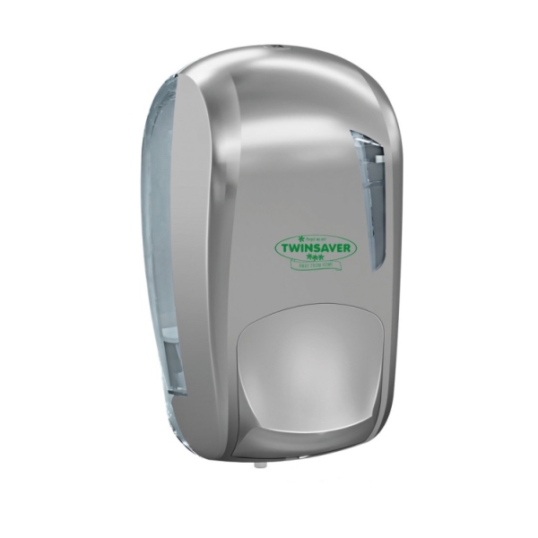 Caprichem products - Twinsaver Manual Soap Dispenser Silver 1000ml 0901 EACH