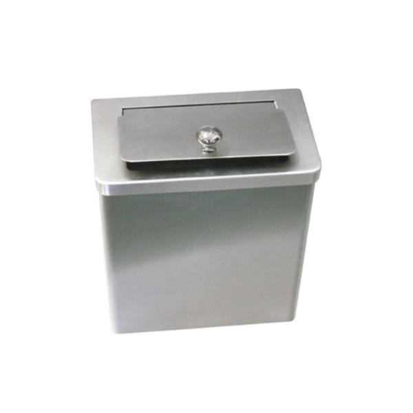 Caprichem products - Sanitary Bin Stainless Steel Large EACH