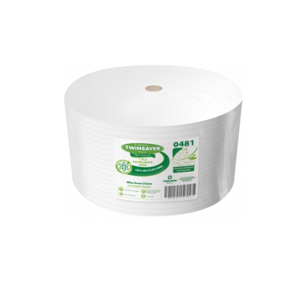 Caprichem products - Twinsaver Impi Towel 1 Ply 210mm X 750m 0481 P/ROLL