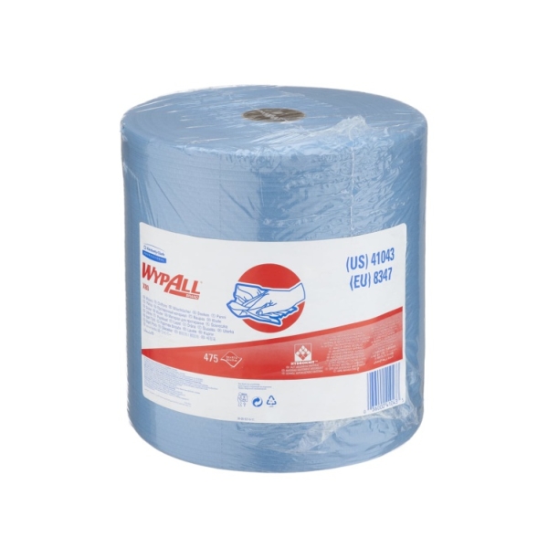Caprichem products - Wypall X80 General Clean - Large Roll - Blue 8347 P/PACK