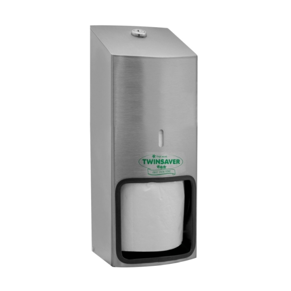 Caprichem products - Twinsaver Toilet Roll Holder S.steel 3 Rolls 0678 EACH