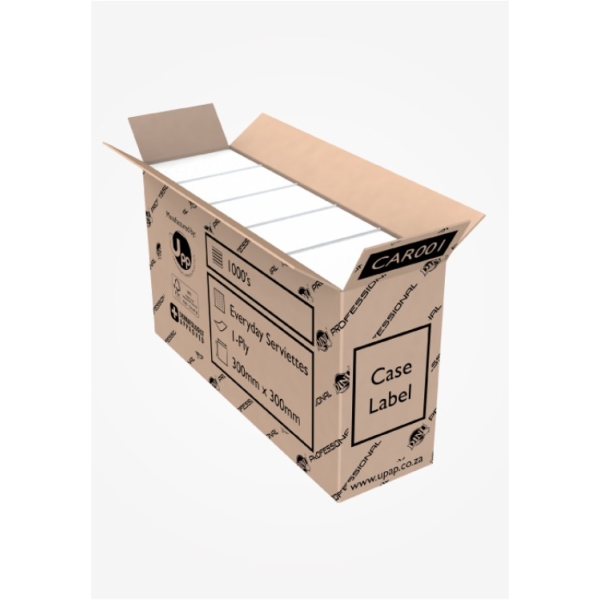 Caprichem products - One Ply Serviettes X 1000 (per Box) P/BOX