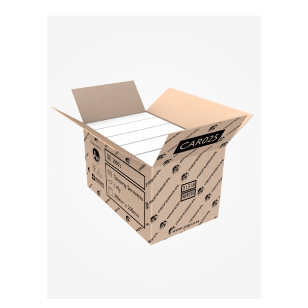 Caprichem products - One Ply Serviettes X 3000 (per Box) P/BOX