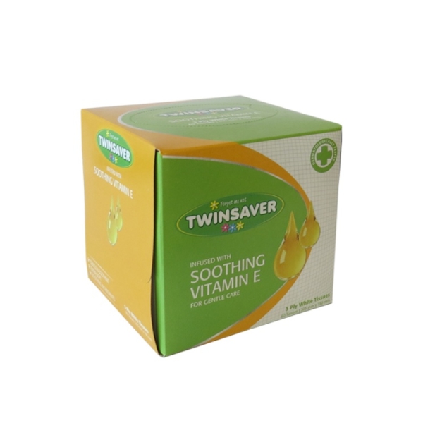 Caprichem products - Twinsaver Tissues Vitamin E 3ply 18 Units P/box