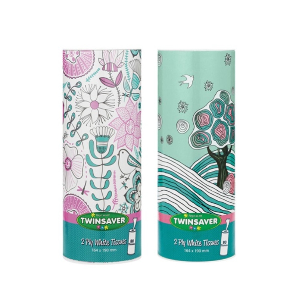 Caprichem products - Twinsaver Tissues Decorative 2ply 24 Units P/box