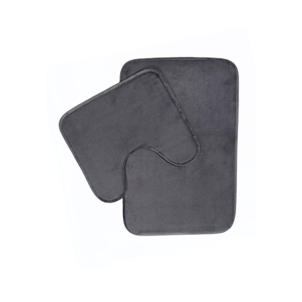 Caprichem products - Memory Foam 2pc Plain - Charcoal P/SET