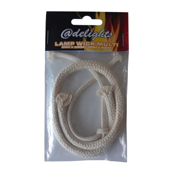 Caprichem products - @delights Lamp Wick Multi 3mm X 30cm + 6mm X 40cm EACH