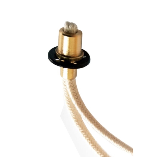 Caprichem products - @delights Glass Wick And Brass Fitting EACH